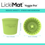 Lickimat yoggie pot