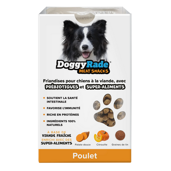 Doggyrade friandises au poulet avec prébiotiques et super aliments