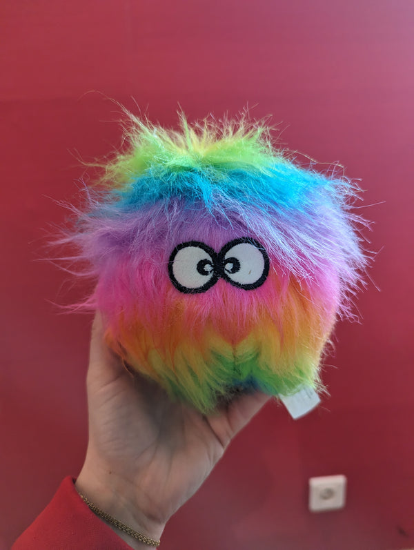 Peluche balle licorne