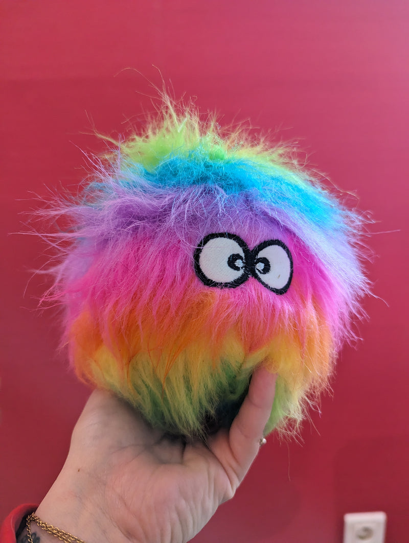Peluche balle licorne
