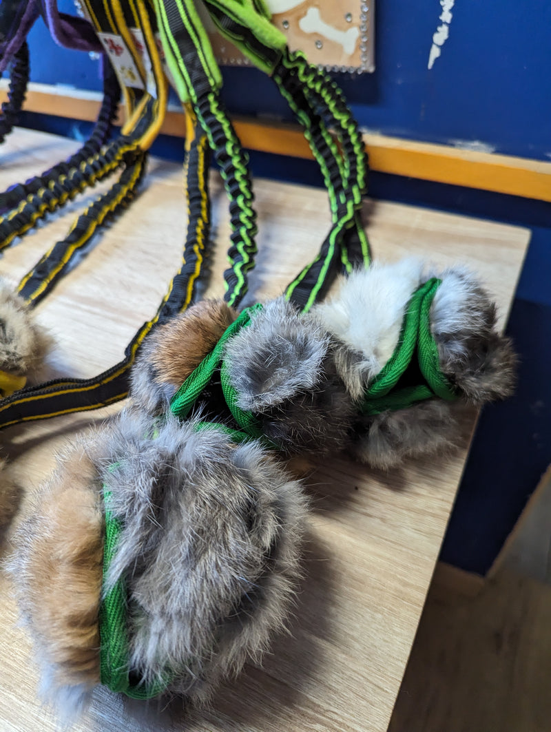 Tug lapin avec balle friandises paws pocket