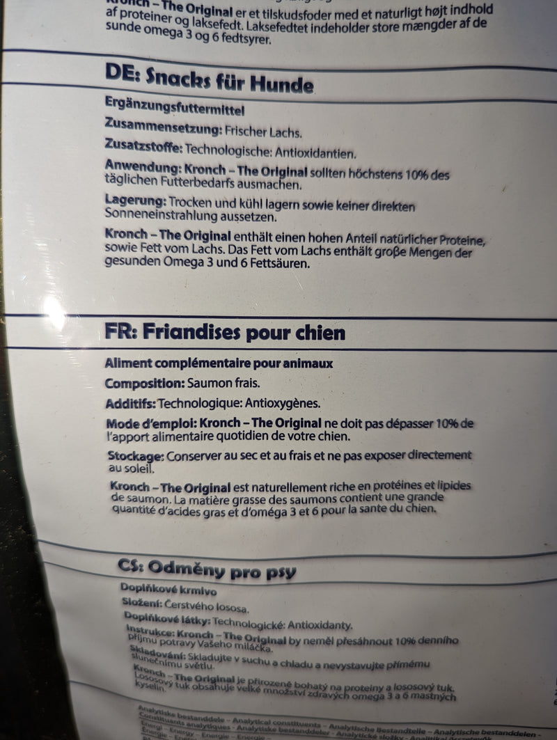 KRONCH "ORIGINAL" 100% SAUMON  600G