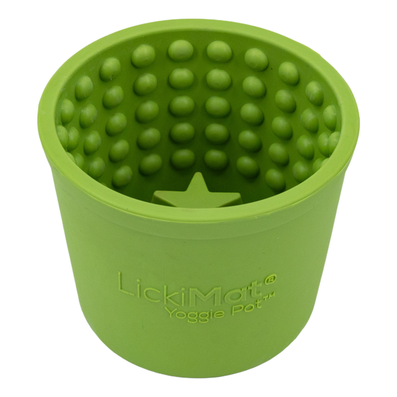 Lickimat yoggie pot