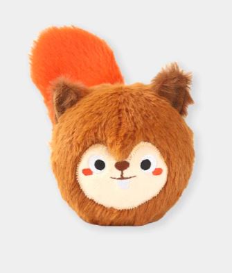balle peluche raton laveur oui ecureuil