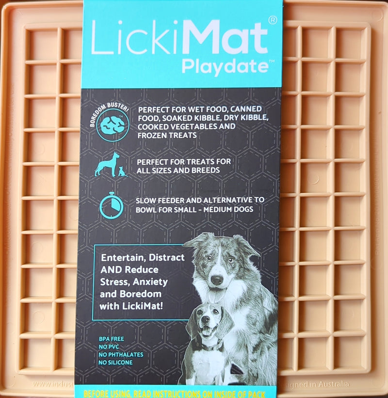 LICKIMAT Tapis de léchage (Playdate, Buddy, Soother)