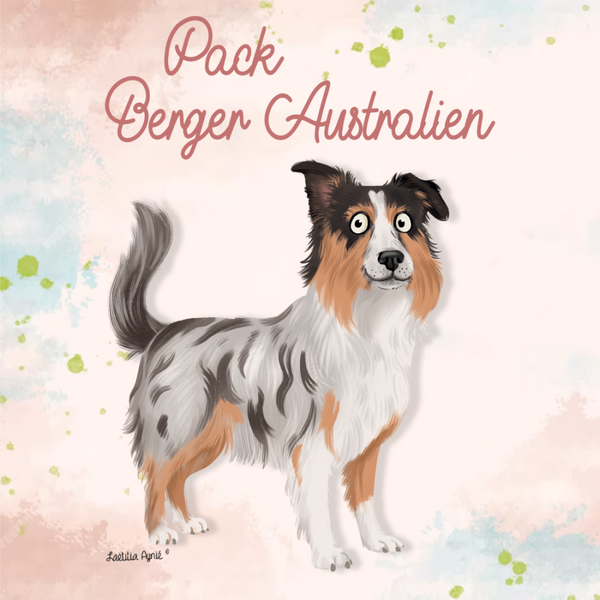 Pack berger australien ( shampoing + après shampoing + soin)