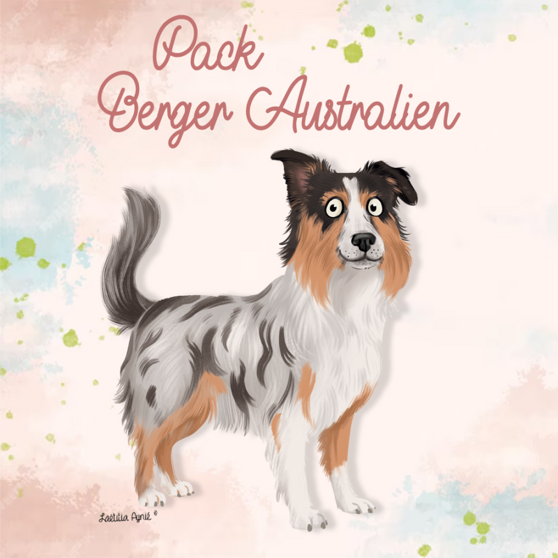 Pack berger australien ( shampoing + après shampoing + soin)