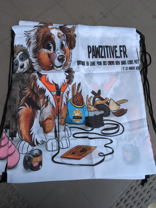 Sac a bretelle cordon pawzitive