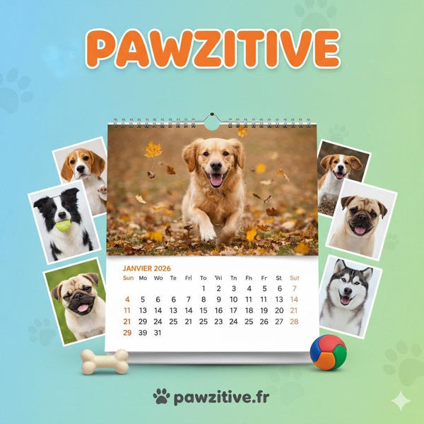 calendrier 2026 au profit d'une association de protection animale