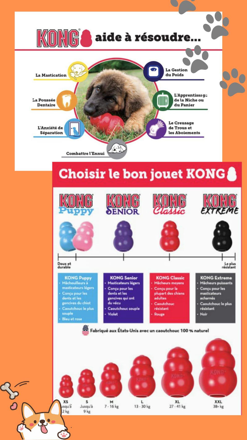 Jouet Kong Classic Rouge