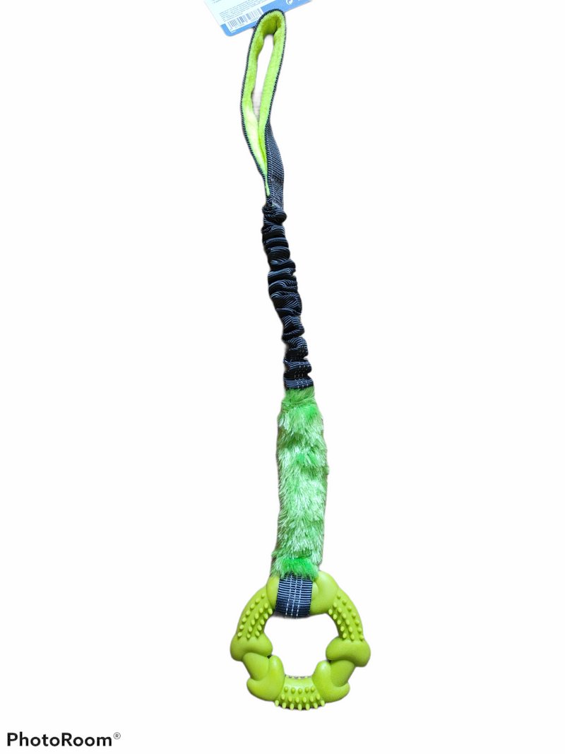 Tug Microfibre - Jouet à tirer " Bungee tugger avec anneau "