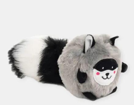Jouet en peluche écureuil/ raton laveur forme balle
